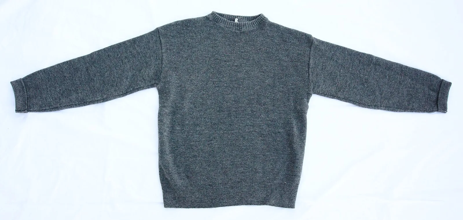 A knitted wool jumper of the kind that will felt in a hot wash