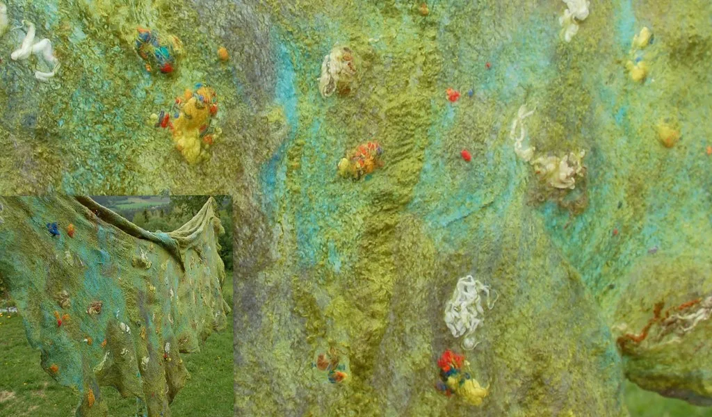 A fish made from wool